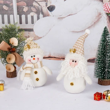 Кукла-снеговик, Тканевое украшение, Веселое Рождественское украшение для дома, Рождественская подвеска, Новый 2023 год, Navidad Natal