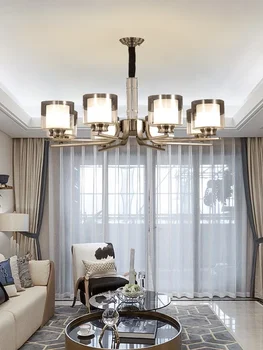 Лампа в гостиной 2023 Новая современная простая люстра, роскошная комплектация, люстра для гостиной, фара для гостиной