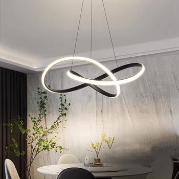 Люстры в скандинавском стиле для столовой, подвесные светильники lustre, подвесные лампы для потолочного освещения, внутреннее освещение