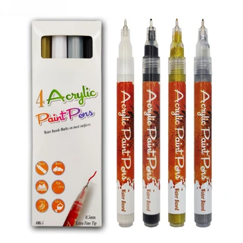 Маркировочная ручка 0,5 мм ультратонкая ручка для граффити модель раскраски художественная роспись крючковая линия, окрашенная акриловой ручкой