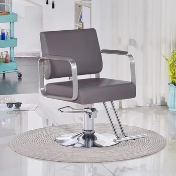 Металлические Парикмахерские кресла, Вращающийся Косметический Туалетный столик, Кресло для маникюра, Парикмахерские кресла, Эстетическое Оборудование для салона Silla De Barberia