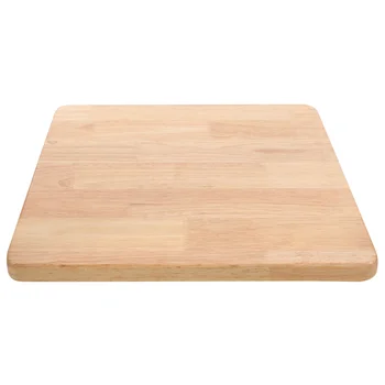 Мини-квадратный столик Столешница из натурального дерева Замена табурета Настольные Аксессуары Столы