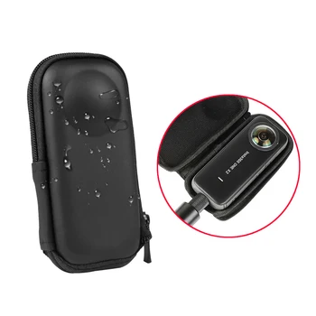 Мини-сумка для хранения из искусственной кожи Водонепроницаемый чехол Защитная коробка Крепление для панорамной экшн-камеры Insta360 One X X2 Аксессуары