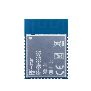 Многопротокольный модуль Bluetooth-сетки RF-star EFR32BG24 с приемопередатчиком 2,4 ГГц и мощностью передачи 19,5 дБм для определения направления AoA/AoD