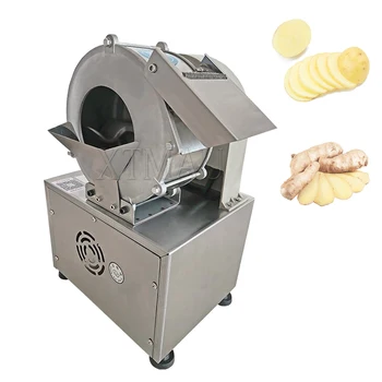 Многофункциональный электрический измельчитель картофеля, многофункциональная автоматическая машина для резки овощей, коммерческая машина для нарезки моркови и имбиря