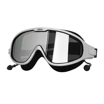 Модные Плавательные очки в большой оправе для взрослых, Высококачественные HD-очки для плавания с защитой от запотевания, Прямая продажа от производителя Оптом