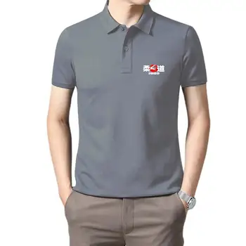 Мужская одежда для гольфа, Новый летний логотип Judo Grapling * Мужская футболка-поло Japan Martial Art, черного цвета, от размера до крутого для мужчин