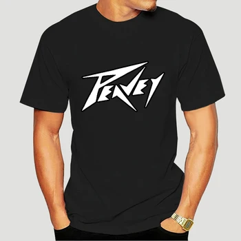 Мужская футболка, футболка Peavey, белые на черном футболки, женская футболка 6883X