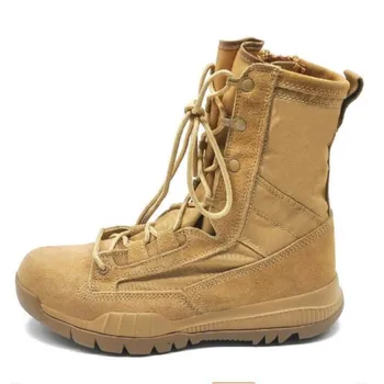 Мужские ботинки-дезерты Брендовая Мужская обувь на плоском каблуке, осенне-весенние ботильоны, Армейские ботинки, Военные ботинки M998