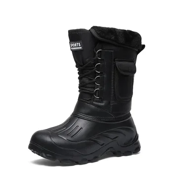 Мужские ботинки для занятий спортом на открытом воздухе, весенняя водонепроницаемая обувь для мужчин, легкие непромокаемые ботинки, Рыбацкие ботинки, Зимние зимние ботинки, Новые рабочие ботинки 2024 года.