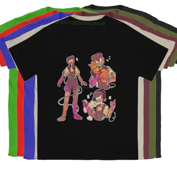 Музыкальная футболка, мужская приключенческая бродячая игра, винтажные футболки из чистого хлопка, Летние топы, мужские футболки, футболки с принтом Kawaii, одежда
