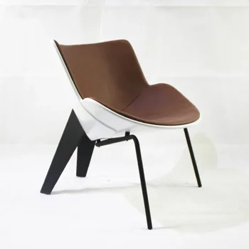 Мягкое кресло из армированного стекловолокном пластика Zongzi chair shell chair для гостиничного офиса, модель комнаты, домашнее сиденье