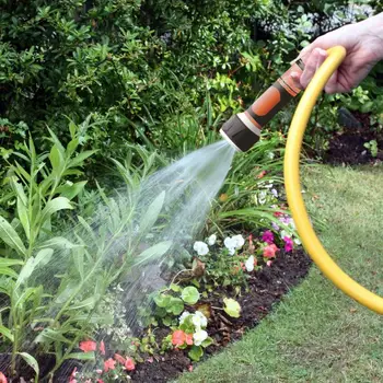 Насадка для садового шланга Ручной Распылитель воды высокого давления С 5 режимами работы Инструмент для полива газона Регулируемая Насадка для разбрызгивания шланга