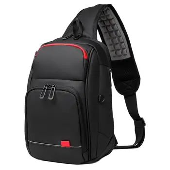 Новая мужская сумка для компьютера iPad, деловая сумка через плечо, диагональный рюкзак большой емкости, дышащий и брызгозащищенный рюкзак для отдыха
