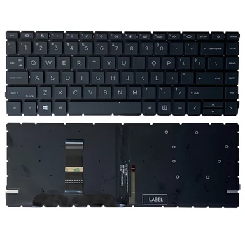НОВАЯ ОРИГИНАЛЬНАЯ Клавиатура для ноутбука HP ProBook 440 G8 445 G8 Клавиатура Для Ноутбука US Черная С подсветкой M23769-001