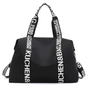 Новые женские высококачественные нейлоновые сумки через плечо, большая вместительная повседневная сумка для покупок с верхней ручкой, модная портативная сумка-тоут через плечо