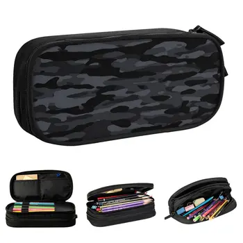 Новые ночные армейские камуфляжные пеналы, пеналы, держатель для ручек для студентов, сумки большой емкости, канцелярские принадлежности на молнии