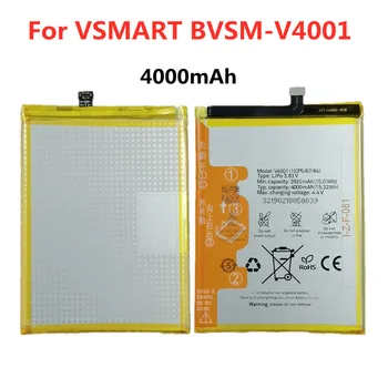 Новый Аккумулятор BVSM-V4001 Для VSMART BVSM V4001 BVSMV4001 Аккумулятор Для Телефона 4000 мАч Bateria В Наличии Быстрая Доставка