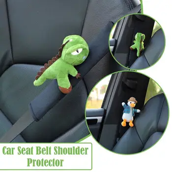 Новый милый мультяшный автомобильный ремень безопасности, защита для плеча куклы, Мягкий защитный чехол, противоизносный ремень безопасности, Принадлежности для интерьера автомобиля
