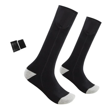 Носки с электрическим подогревом, работающие на батарейках, теплые носки для мужчин и женщин в холодную погоду, зимнее снаряжение для активного отдыха