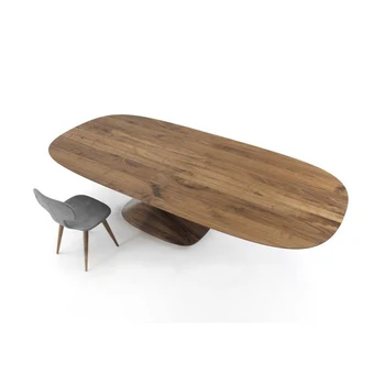 Обеденный стол из североамериканского черного ореха Дизайн обеденного стола Обеденный стол