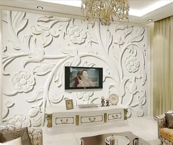 обои на заказ beibehang красивые 3D фотообои Papel de parede Европейский резной фон для гостиной настенная роспись