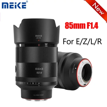 Объектив камеры с Автофокусом MEKE 85mm F1.4 STM Полнокадровый Объектив Для Sony E Nikon Z Canon L Mount Camera, как для zve10 A6300 ZFC Z5 Z6