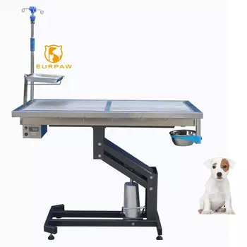 Операционный стол для животных в ветеринарной больнице EURPET для домашних животных, стол для лечения животных из нержавеющей стали