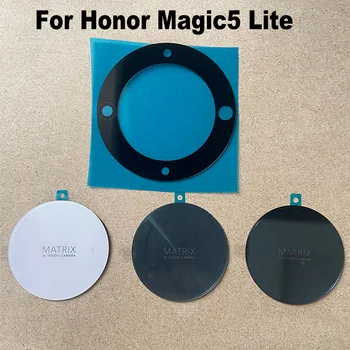 Оригинальная новинка для задней камеры Huawei Honor Magic5 Lite Стеклянный объектив Задняя камера Стекло с клейкой наклейкой Клей Magic 5 Lite 5G O