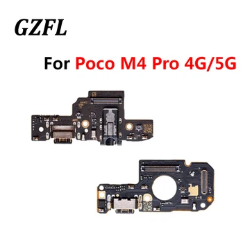 Оригинальный USB-порт Micro для зарядки, док-разъем, плата Flex для Xiaomi Poco M4 Pro 4G 5G