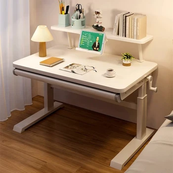 Официальный компьютерный стол Aoliviya для спальни, регулируемый стол с ручным приводом, стол для учеников начальной школы, домашний детский рабочий стол Simple O