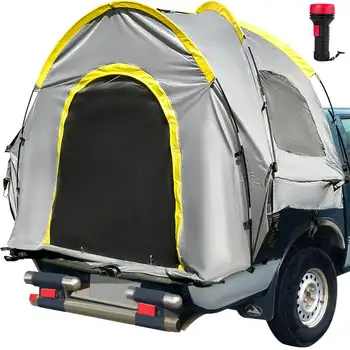Палатка для грузовика VEVORbrand 6-футовая, Палатка-Пикап для Грузовика Среднего Размера, Водонепроницаемый Автофургон, Вместимость для 2 человек, 