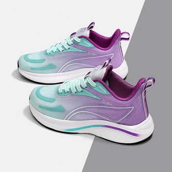 Пары кроссовок для бега, Дышащие кроссовки для спортзала, Красочные Мужские Женские кроссовки для свободного бега
