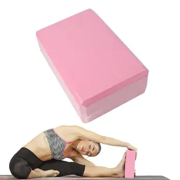Пенопласт Yoga Brick Мягкие Нескользящие Блоки Для Йоги, Тренировки По Пилатесу, Растяжка, Стабильность Для Медитации, Кирпичные Аксессуары Для Фитнеса Высокой Плотности