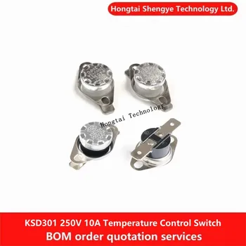 Переключатель контроля температуры KSD301/302 0/15/85/95/125/180C-350 градусов Нормально Закрытый Датчик температуры 10A 250V
