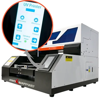 Печатающая головка EPSON XP600 Автоматический планшетный УФ-принтер формата А4 с держателем для бутылки, чехол для телефона, печатная машина формата А4 UV DTF
