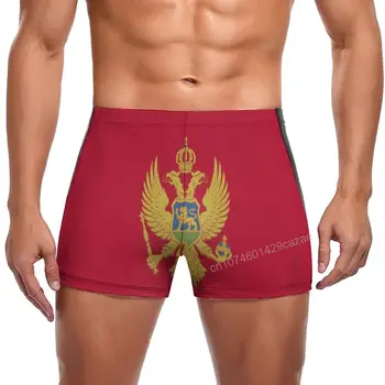 Плавки С Флагом Черногории, Быстросохнущие Шорты для мужчин, Пляжные шорты для плавания, Летний подарок