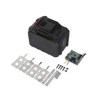 Пластиковый чехол для аккумулятора + защитная плата для литиевой батареи для 15-элементного инструмента Makita, комплект для батарейного отсека