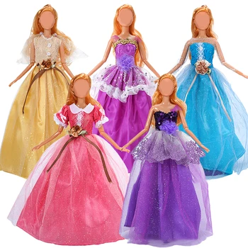 Платье для кукол 30 см, высококачественная кукла-принцесса, модное платье, костюм для BJD, аксессуары, одежда для девочек, платье своими руками