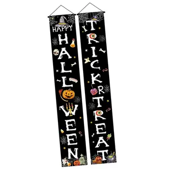 Подвесной Декоративный Баннер на Хэллоуин для Декора Наружного Крытого Дома С Привидениями