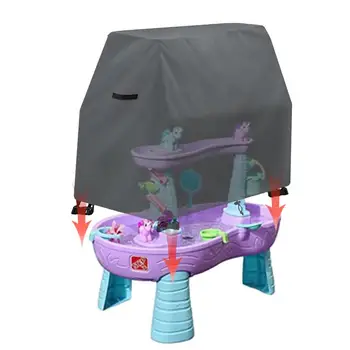 Покрытие для детского стола с водой для тропического душа Step2, напольный водонепроницаемый пылезащитный детский игровой стол с защитой от ультрафиолета