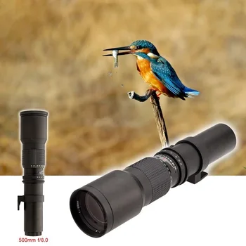 Полнокадровый объектив 500mm F8.0 HD Ultra Telephoto Bird and Moon Specialty