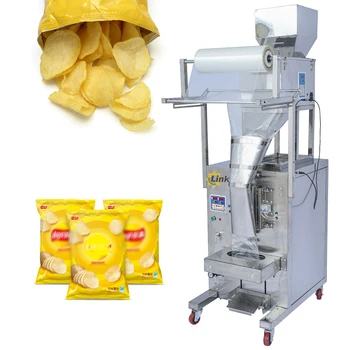 Полностью Автоматическая Многофункциональная Вертикальная Азотная упаковочная машина для риса, орехов, попкорна, картофельных чипсов