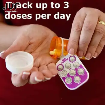 Поппер для таблеток Устройство для отслеживания дозы лекарств Многоразовый Органайзер для таблеток Альтернатива