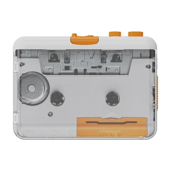Портативный USB-магнитофон Конвертирует Кассеты в MP3 / CD USB-магнитофон для записи кассет