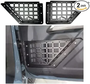Производство аксессуаров для интерьера автомобиля, Дверной ящик для хранения, подлокотник из алюминиевого сплава, черная панель Molle для Bronco 2021 + на заказ