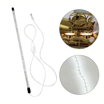 Профессиональная лампа-тестер утечки света Sax LED для ремонта кларнета, саксофона, флейты, Обнаружение лампы-тестера утечки света Sax LED
