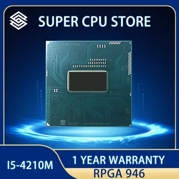Процессор Intel Core i5-4210M i5 4210 M SR1L4 CPU Процессор 3 M 37 Вт с разъемом G3 2,6 ГГц Двухъядерный Четырехпоточный /rPGA946B