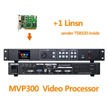Процессор светодиодного дисплея MVP300 Вставка карты синхронизации Linsn TS802D Использование видеостены внутреннего USB светодиодного модуля
