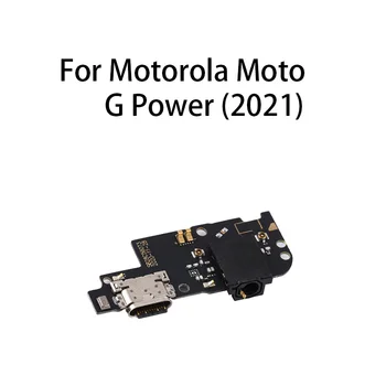 Разъем для зарядки USB-порта, док-станция, плата для зарядки Motorola Moto G Power (2021)
